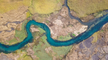 meandering river