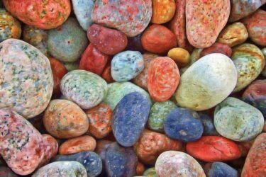 colored stones - modern slavery