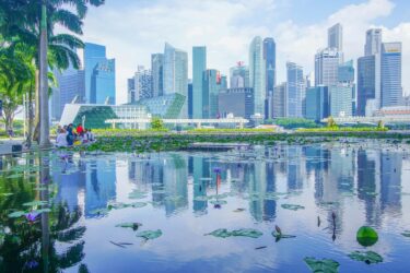 singapore city - lake - singapore carbon tax