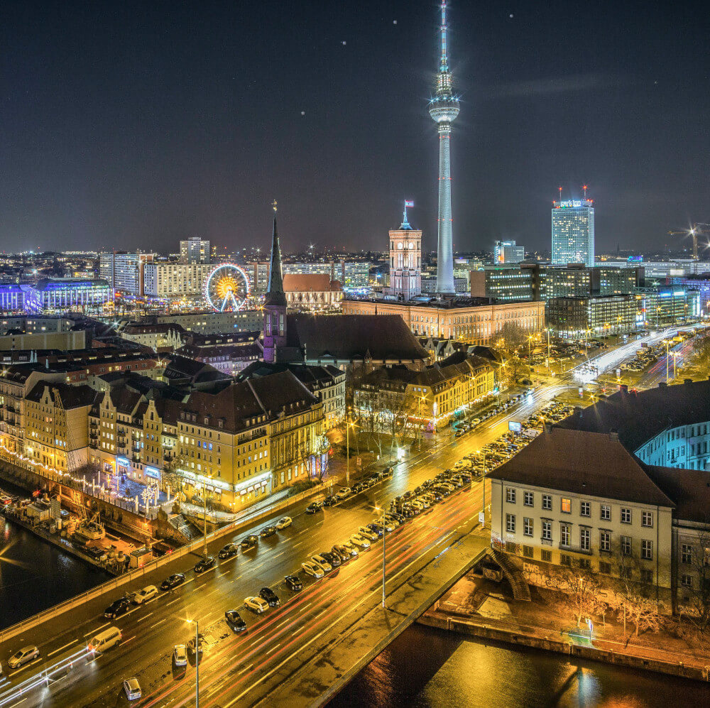 berlin at night