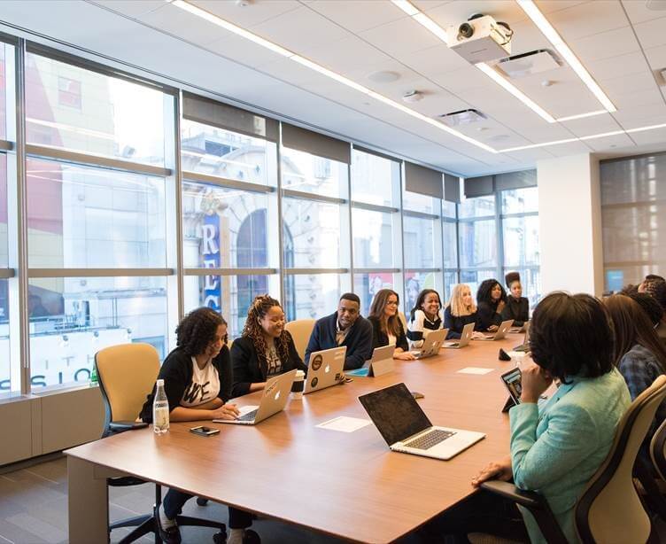 people in a board room