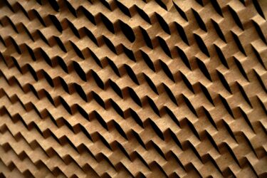 Jessica Onyshko Corrugated cardboard material