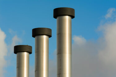 industrial chimneys for emissions