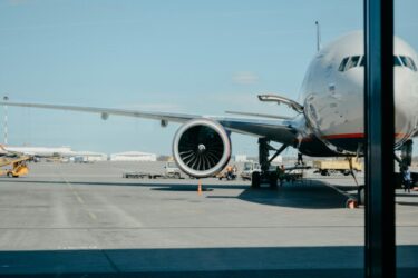 Philippines airplane on a runway