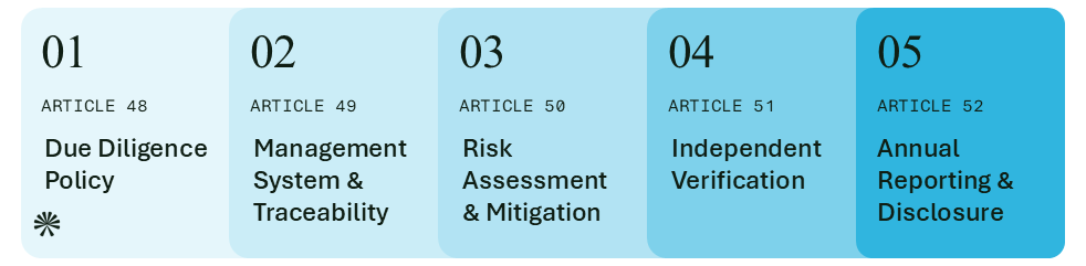 EU Batteries Regulation Due Diligence Requirements EUBR Due Diligence Requirements