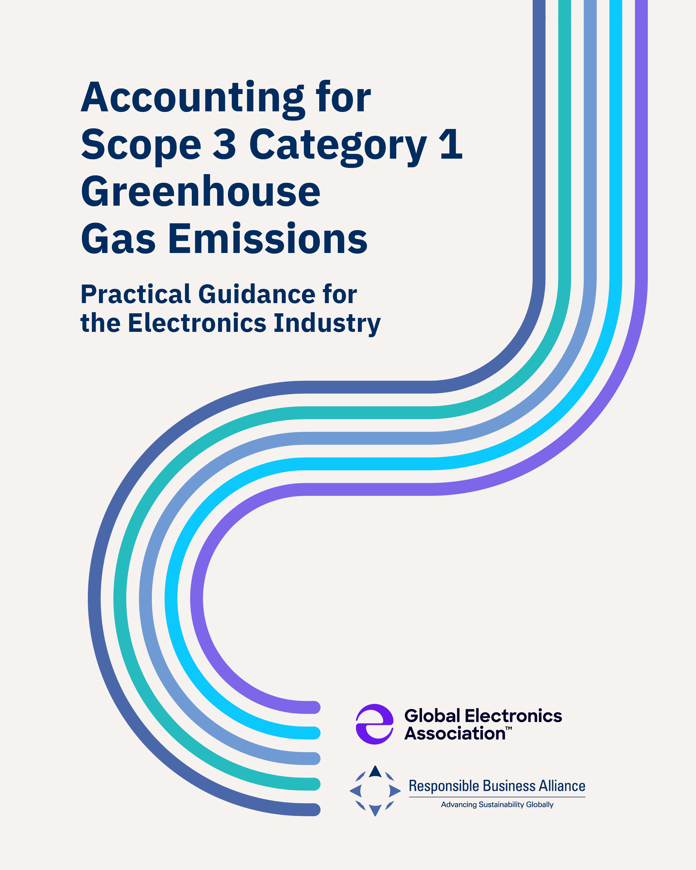 Accounting for Scope 3 Category 1 Greenhouse Gas Emissions cover