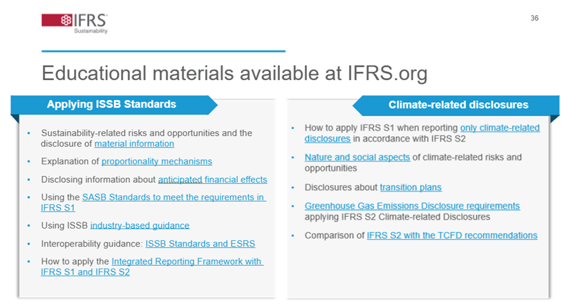 Early Insights into How Global Companies Are Interpreting ISSB Requirements in Practice Applying ISSB Standards