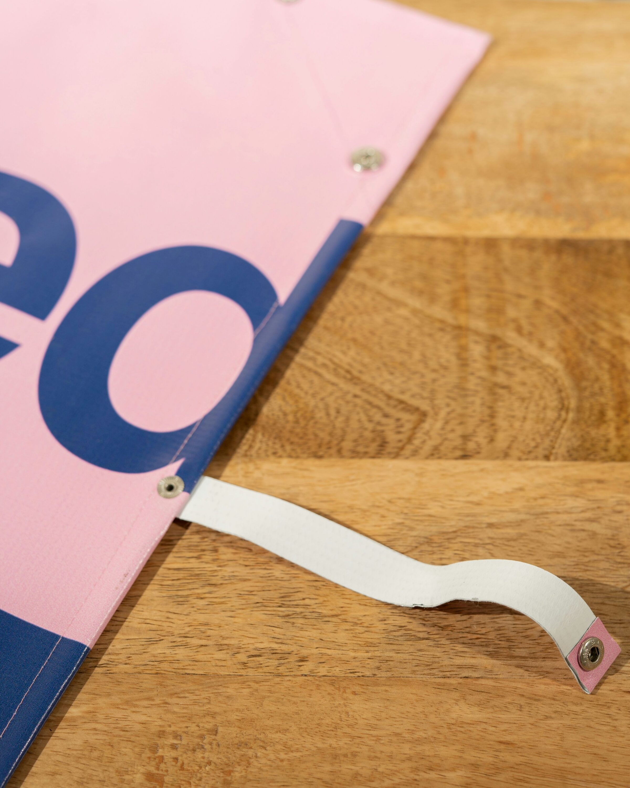 Printed banner material